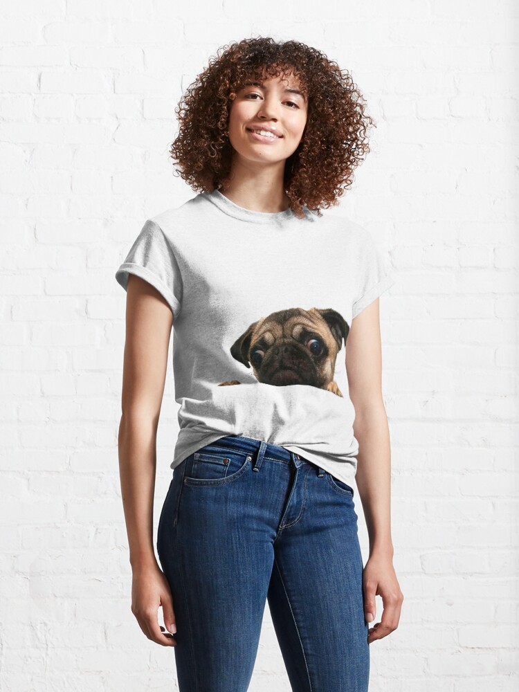 Alternate view of PEEK A PUG Classic T-Shirt