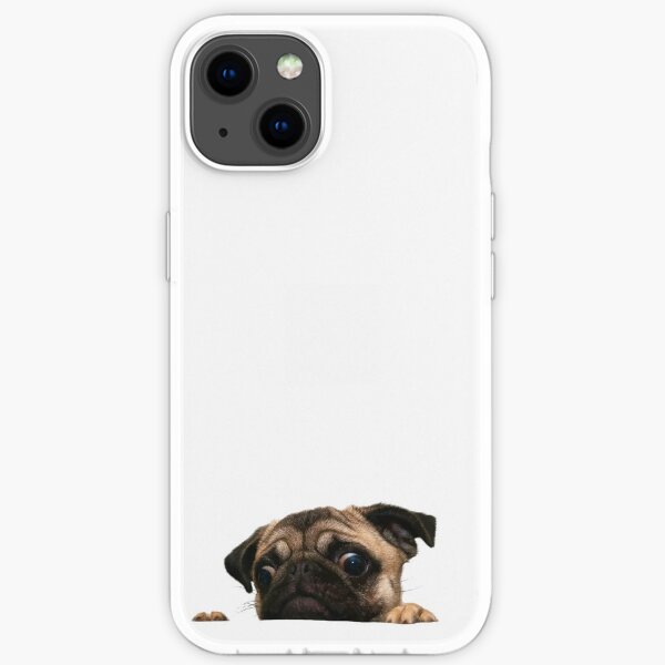 PEEK A PUG iPhone Soft Case