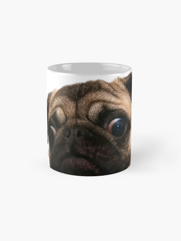 Alternate view of PEEK A PUG Coffee Mug