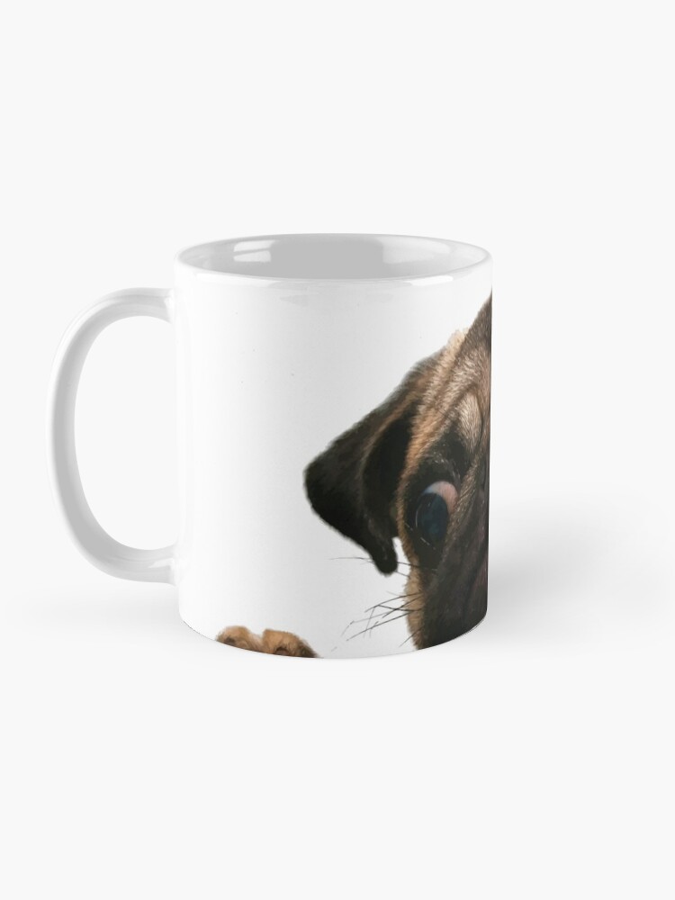 Alternate view of PEEK A PUG Coffee Mug