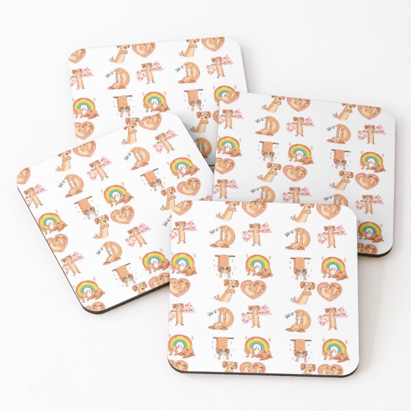 Item preview, Paquete de perros salchicha Dachshund felices designed and sold by pretty-os.