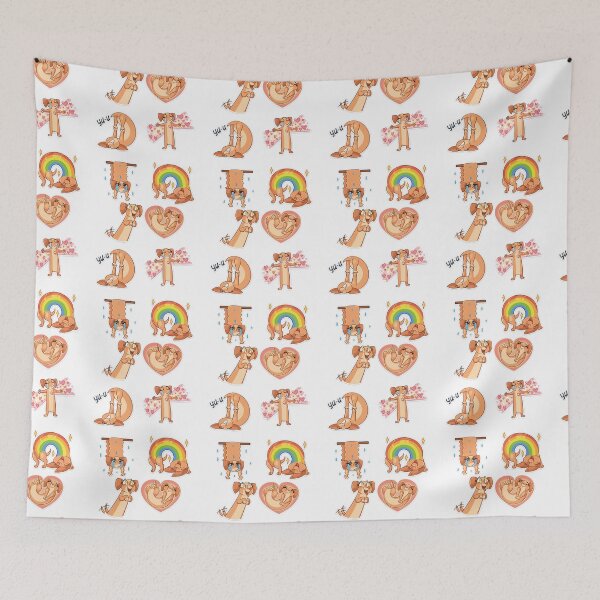 Item preview, Happy Dachshund Sausage Dogs pack designed and sold by pretty-os.