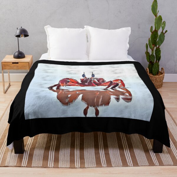 Item preview, Red Crab on the Beach Classic  designed and sold by corvansearls.