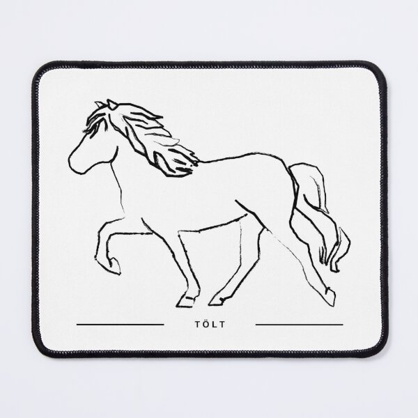 Item preview, Tölt Outline (Black) designed and sold by fjaracreative.