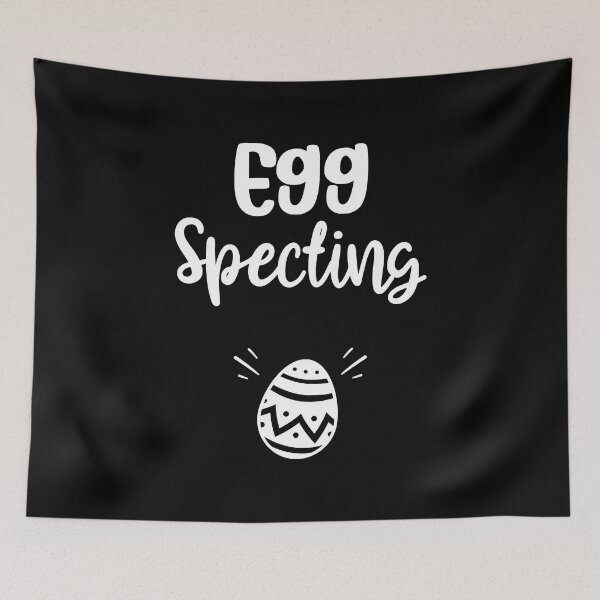 Item preview, Egg Specting Funny Easter Pregnancy Announcement designed and sold by haselshirt.