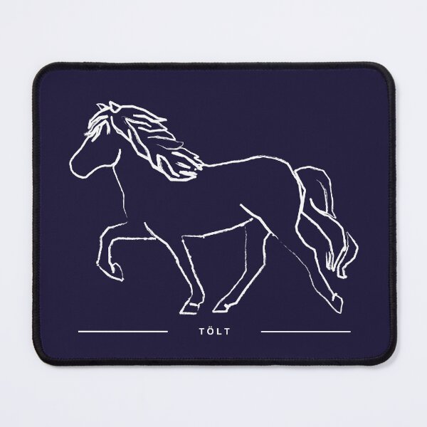 Item preview, Tölt Outline (White) designed and sold by fjaracreative.
