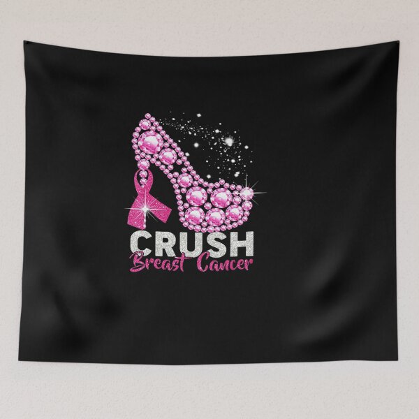 Item preview, WOMENS HIGH HEEL CRUSH BREAST CANCER AWARENESS designed and sold by sobriowslen.