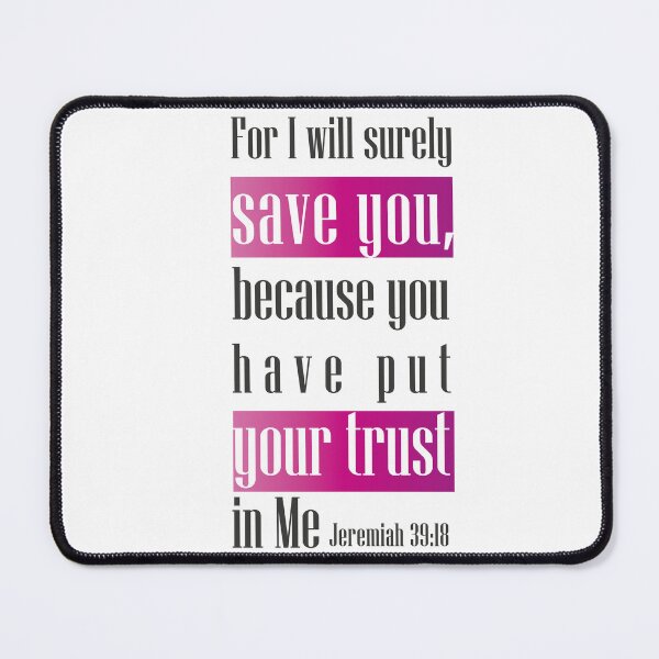Item preview, bible quote , wisdom - jeremiah 39:18 - old testament designed and sold by melissamaduka.