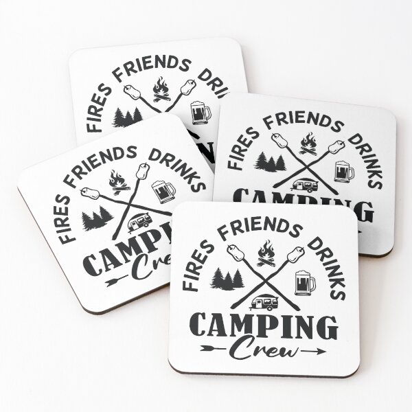 Item preview, Camping Crew Fires Friends Drinks designed and sold by ARY9.