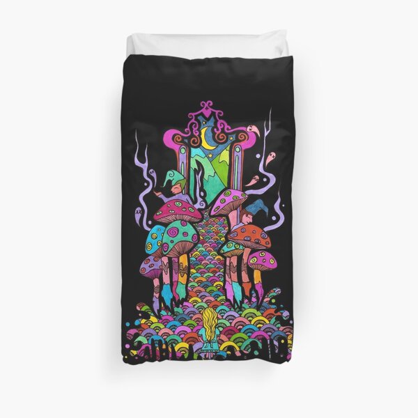 Welcome to Wonderland Duvet Cover