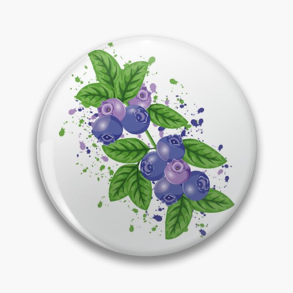 Item preview, Blueberry Digital Painting designed and sold by Ayesha Saleem.
