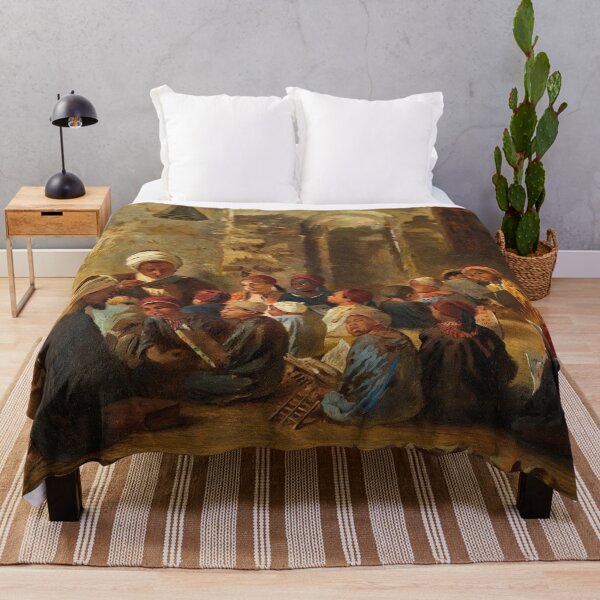 Item preview, Arabic school children with teacher - egorovich makovsky designed and sold by Vintage Designs +.