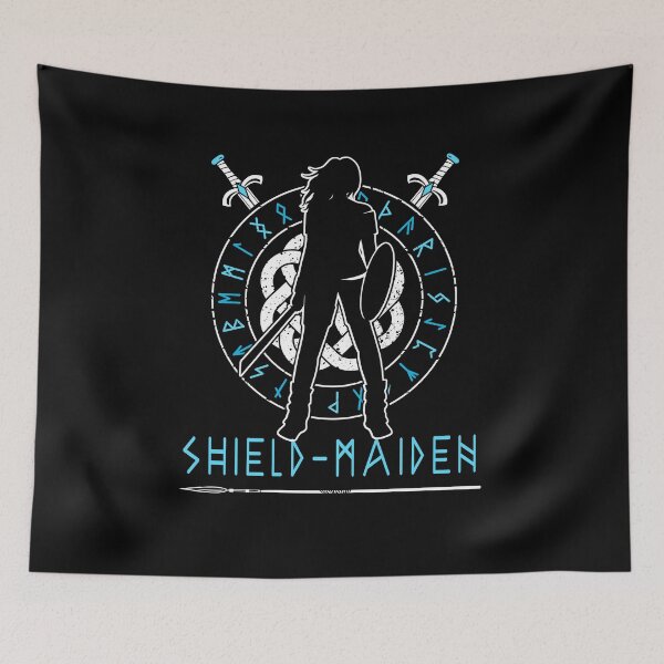 Item preview, Shield-Maiden Lagertha Viking designed and sold by Shirt-Designs.