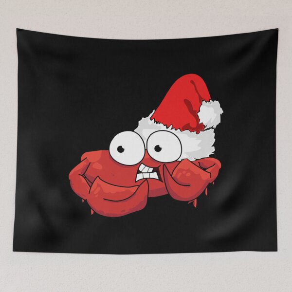 Item preview, Red Crab wear Santa Hat - Funny Crabs Classic  designed and sold by corvansearls.