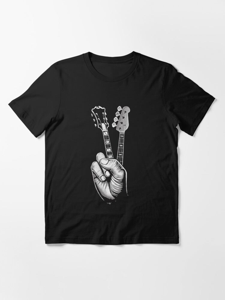 Alternate view of BASS GUITAR SHIRT FINGER GUITAR SHIRT Essential T-Shirt
