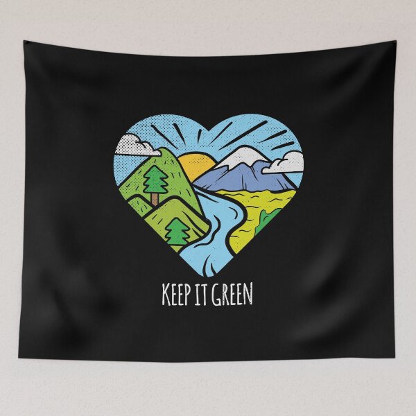 Item preview, Keep It Green Mother Nature Climate Change Earth Day Gifts designed and sold by haselshirt.