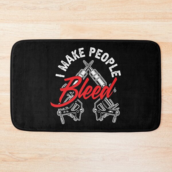 Item preview, I Make People Bleed Funny Tattoo Artist Tattooist designed and sold by GardNewerd.