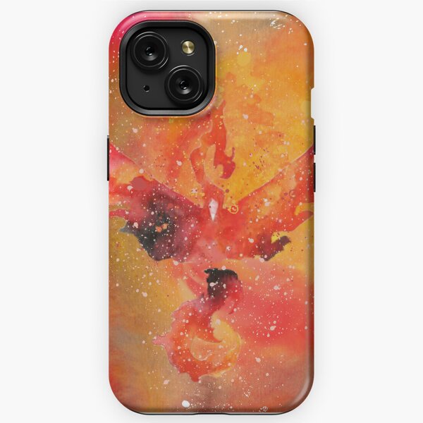 Pokemon Moltres Fire Flying Pose4 Wood Red iPhone XR Rubber Cell Phone Case