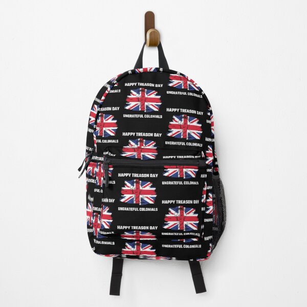 Item preview, 4th of July British Flag Happy Treason Day Ungrateful Colonials designed and sold by JoshBulky.