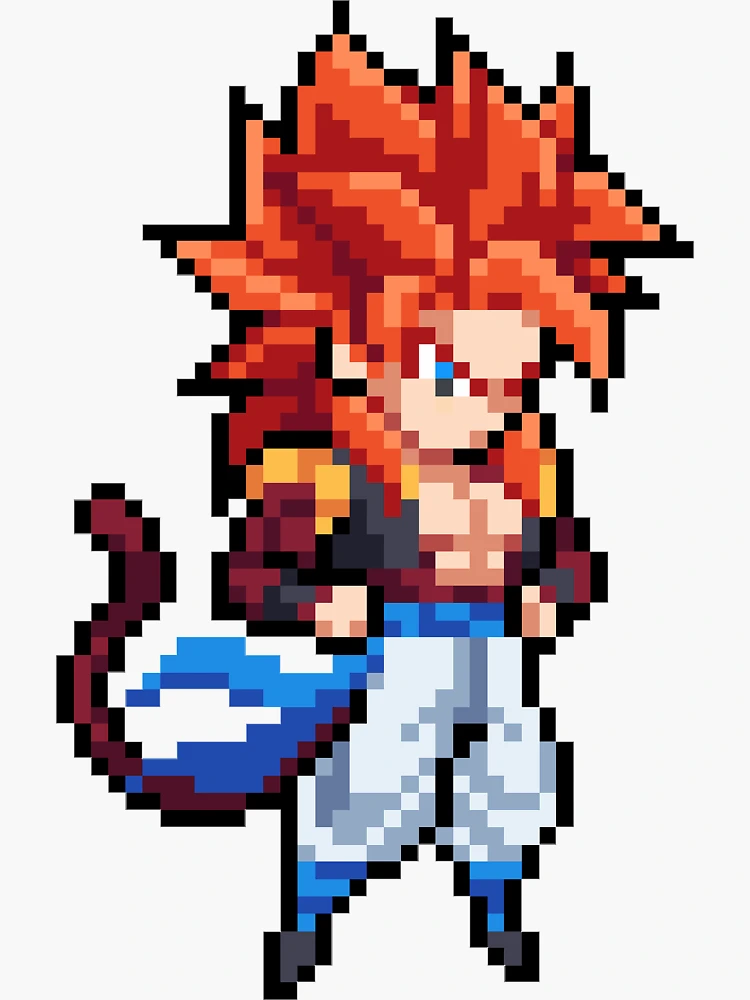 Gogeta ssj4 #2 Sticker by Lac Lac - Pixels