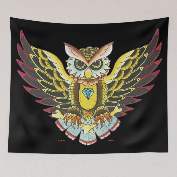 Item preview, DIAMOND OWL - Art By Kev G designed and sold by ArtByKevG.