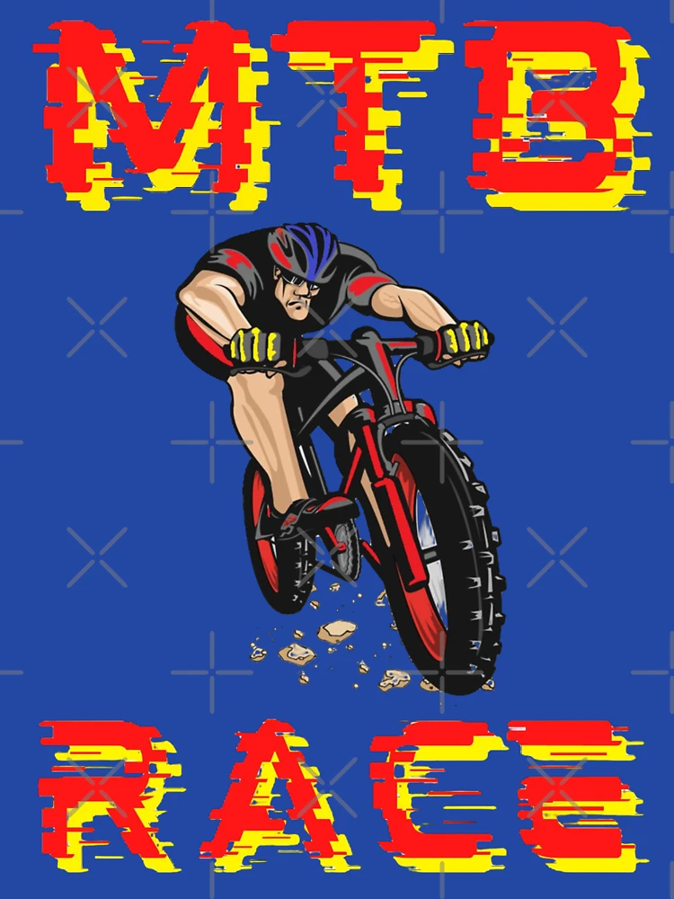 Aperçu 6 sur 6. Veste zippée à capuche avec l'œuvre VTT RACE - Rouge créée et vendue par DrawingAndText.