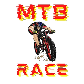 Artwork thumbnail, MTB RACE - Red by DrawingAndText