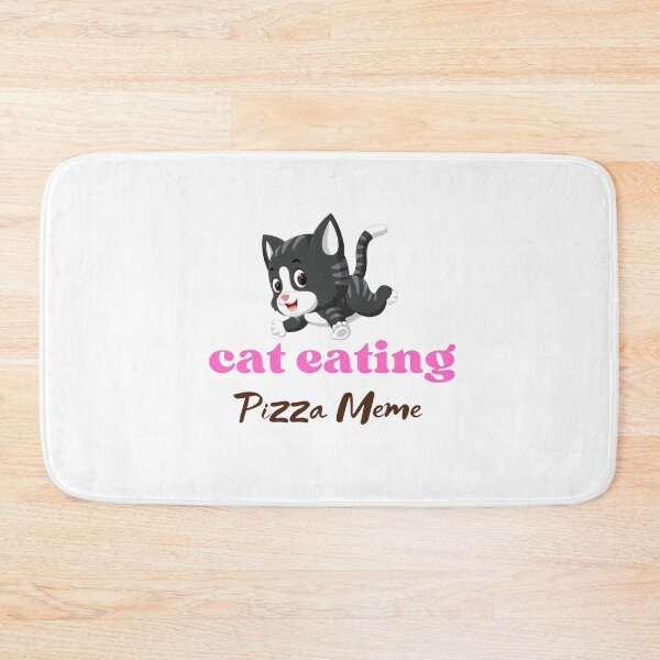 Item preview,  Cat Eating Pizza Meme designed and sold by yassminishop.