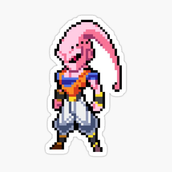 Super Buu Gohan Hq Pixel Edition Sticker For Sale By Adventfan Redbubble 7389