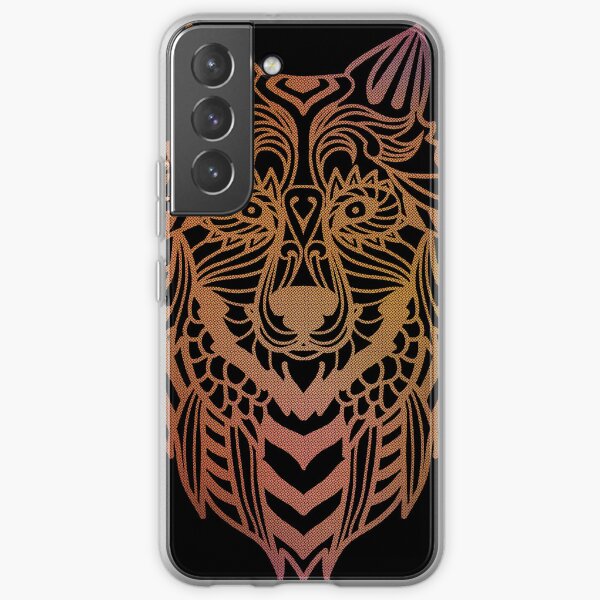 Wolf Man Abstrac Samsung Galaxy Soft Case