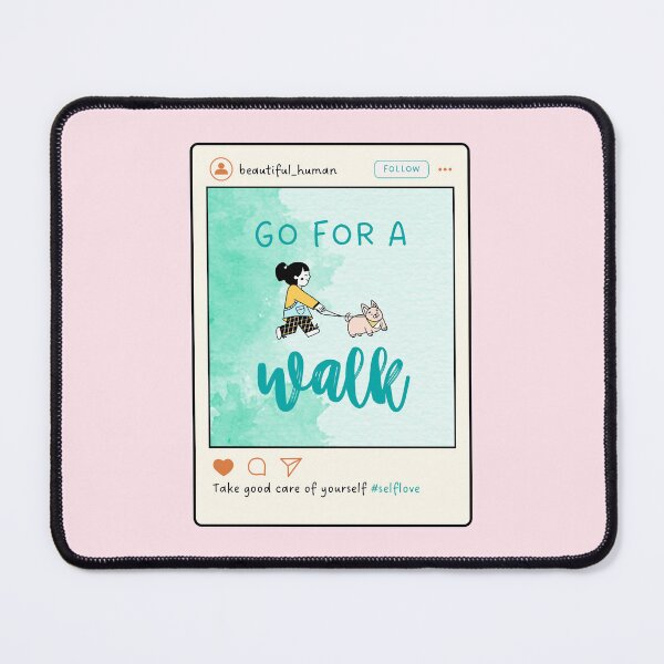 Item preview, Self Care Tip - Go for a Walk Instagram Post designed and sold by Pagsibol.