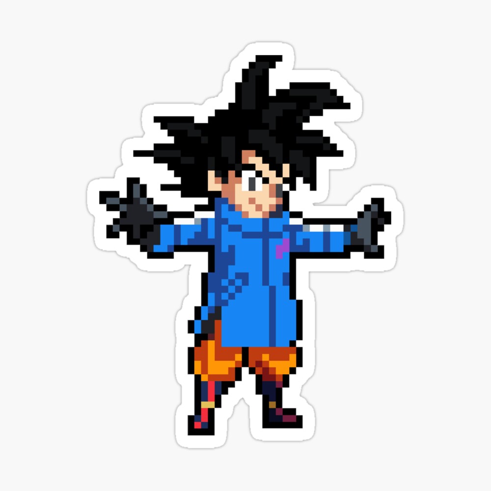 Pixilart - Super Saiyan Goku Blue Gif uploaded by Spiffy-Dude-101