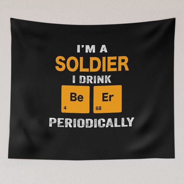 Item preview, Beer Drinker Gift, Funny soldier Shirt, soldier Gift, soldier fathers day christmas gift Shirt, Beer Drinker Drink Beer Periodically designed and sold by xlnv.