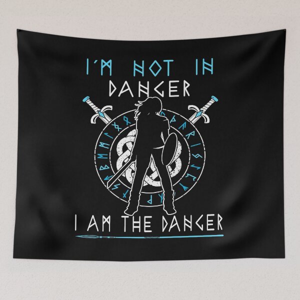Item preview, Shield-Maiden - I´m not in danger- Lagertha Viking designed and sold by Shirt-Designs.