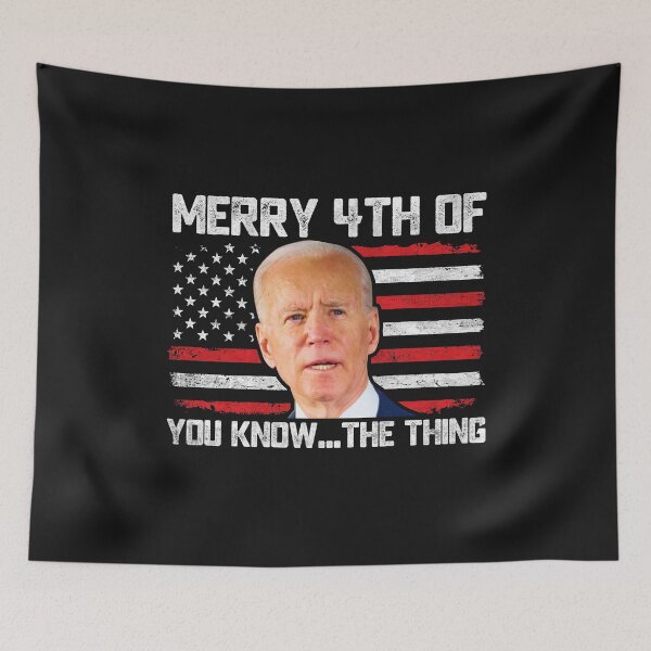 Item preview, Merry 4th of You Know The Thing Biden Funny Happy Fourth of July Gift  designed and sold by alenaz.