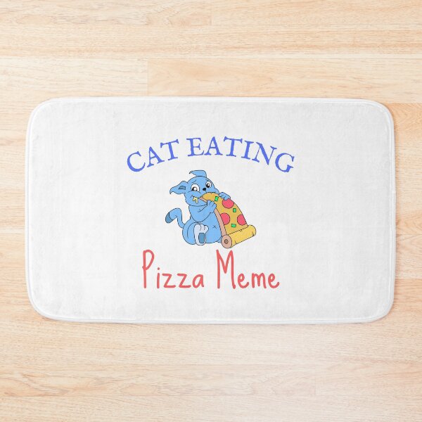 Item preview,   Cat Eating Pizza Meme designed and sold by yassminishop.