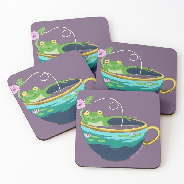 Item preview, Tea Spa Frog designed and sold by Casey Wilkinson.