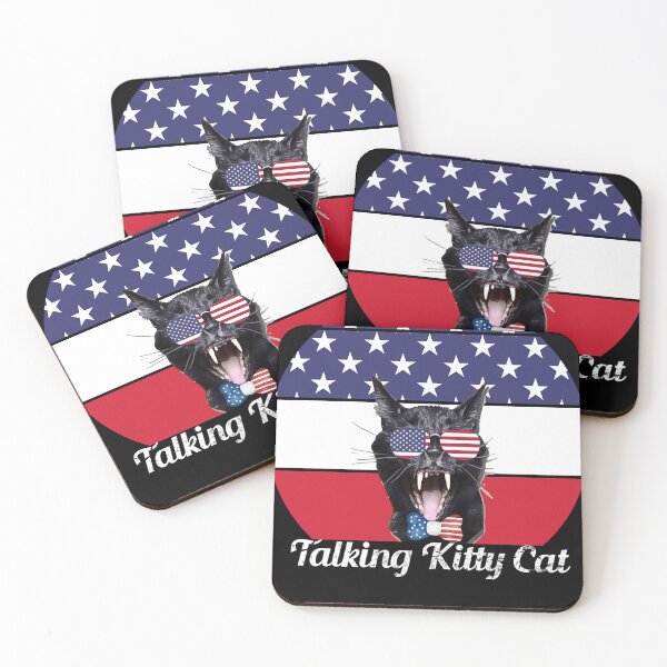 Item preview, 4th of July Talking Kitty Cat  designed and sold by ashakuparo.