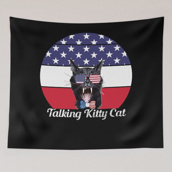 Item preview, 4th of July Talking Kitty Cat  designed and sold by ashakuparo.