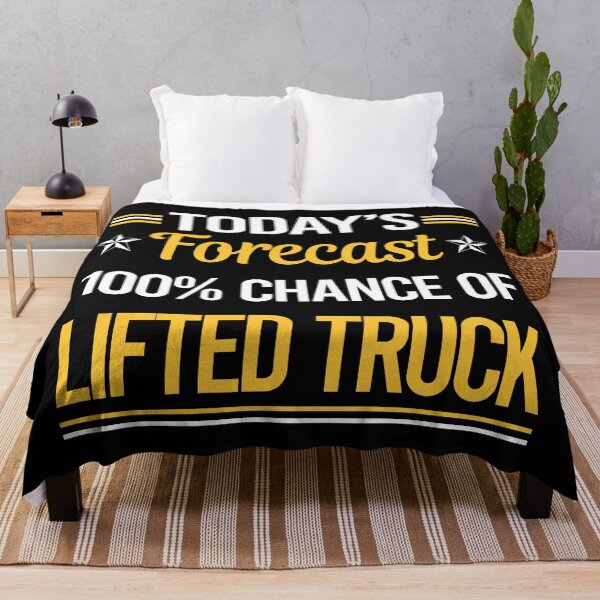 Item preview, Funny Today's Forecast Lifted Trucks designed and sold by TroyaBrewer.