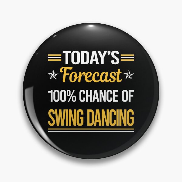 Artikelvorschau, Lustige heutige Prognose Swing Dancing Dance entworfen und verkauft von TroyaBrewer.
