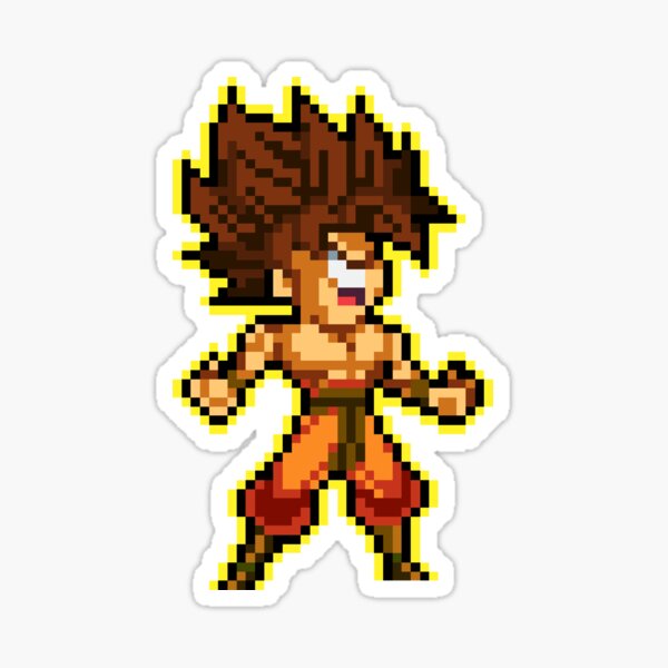 Goku Super Saiyan 2 Angel HQ Pixel Edition | Magnet