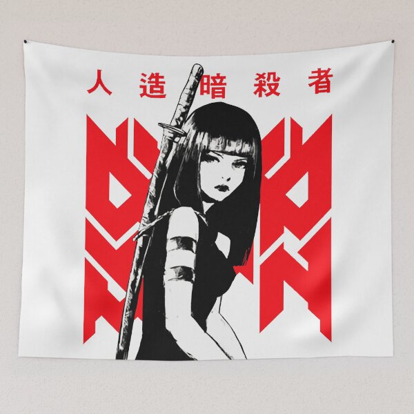 Item preview, Samurai Cyberpunk Girl Urban Streetwear designed and sold by OWLvision33.