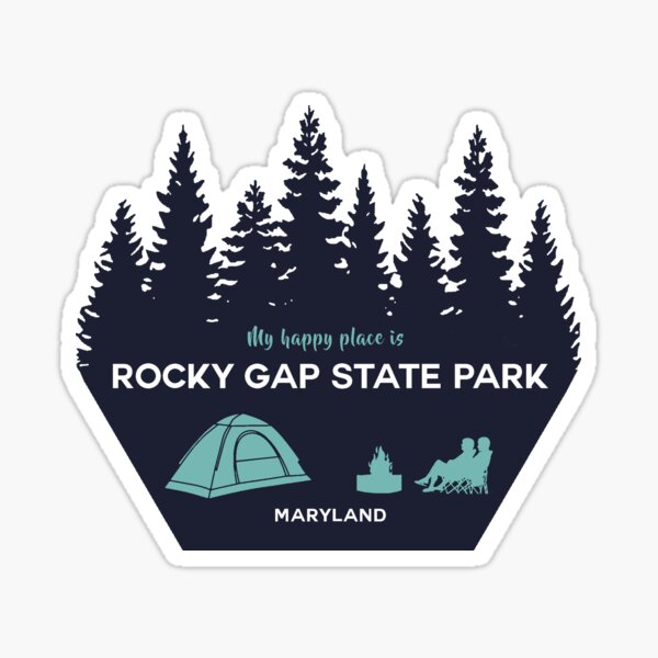 Item preview, Rocky Gap State Park Happy Place designed and sold by VanyaKar.
