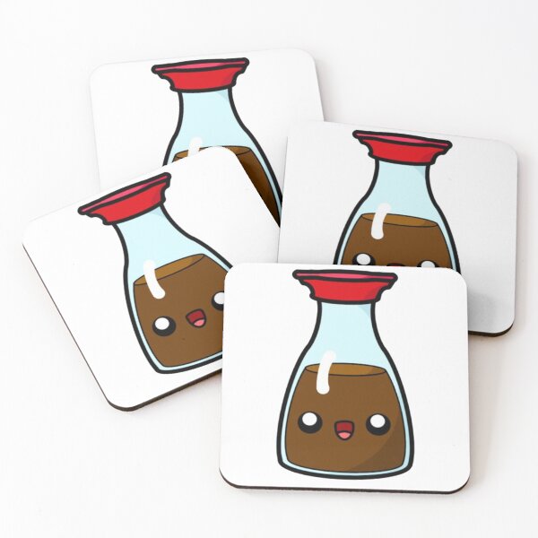 Item preview, Cute Cartoon Soy Sauce Light Soy Sauce Lovers designed and sold by IsabelaMorrison.
