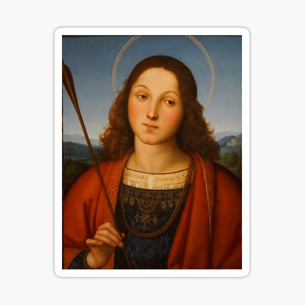 "St. Sebastian painting" Sticker for Sale by nikawanders | Redbubble
