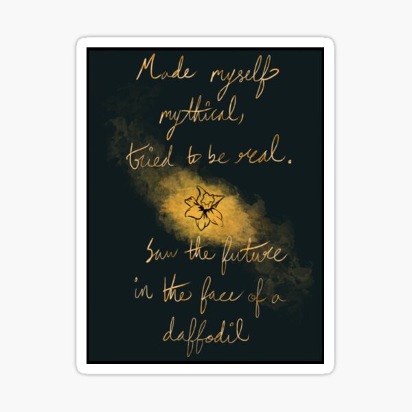 Item preview, Daffodil Lyric Print designed and sold by sbeamguard.