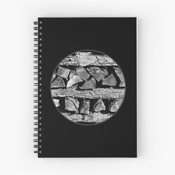Item preview, Pile of wood in black and white designed and sold by PausePapote.