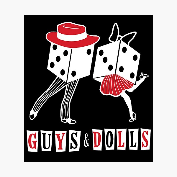 Guys And Dolls Sticker Photographic Print