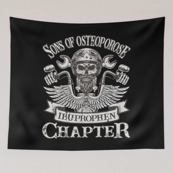 Item preview, Bikers - Sons of Osteoporosis - cowl motorcycle designed and sold by Shirt-Designs.